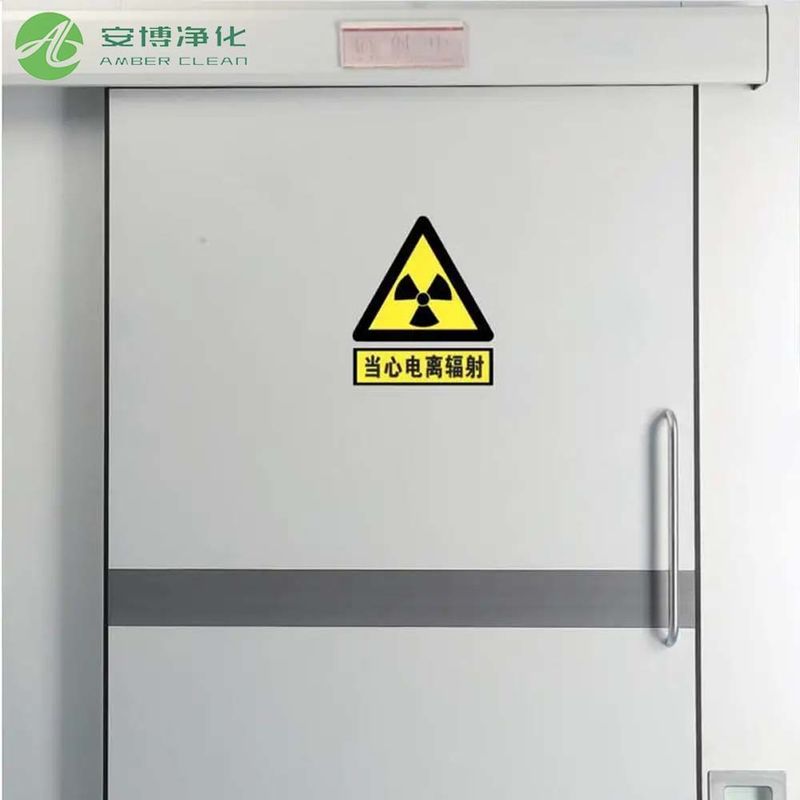 AMBER Steel Plate With Powder Coating Manual Swing Door X-Ray Door